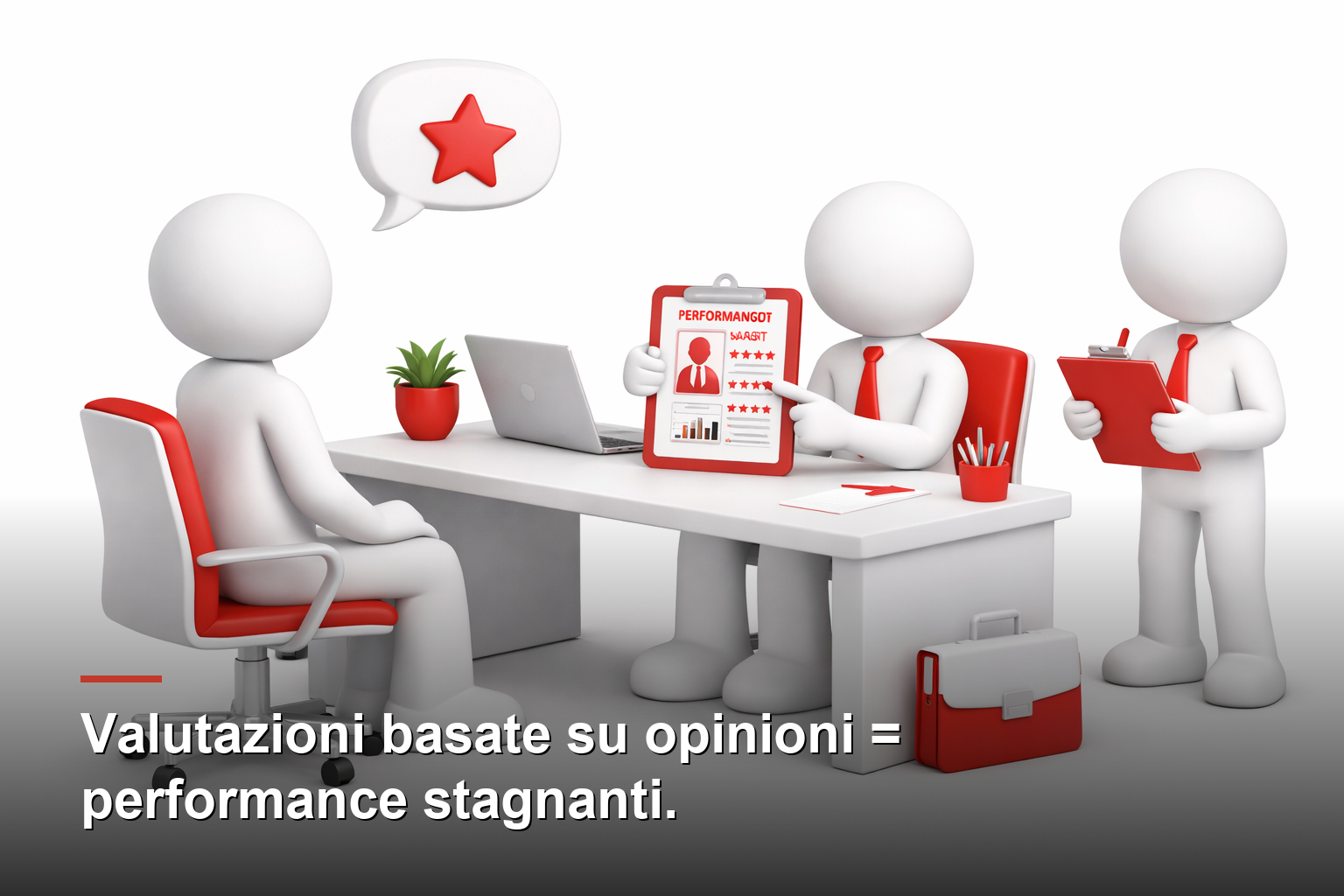 Valutazioni basate su opinioni = performance stagnanti.