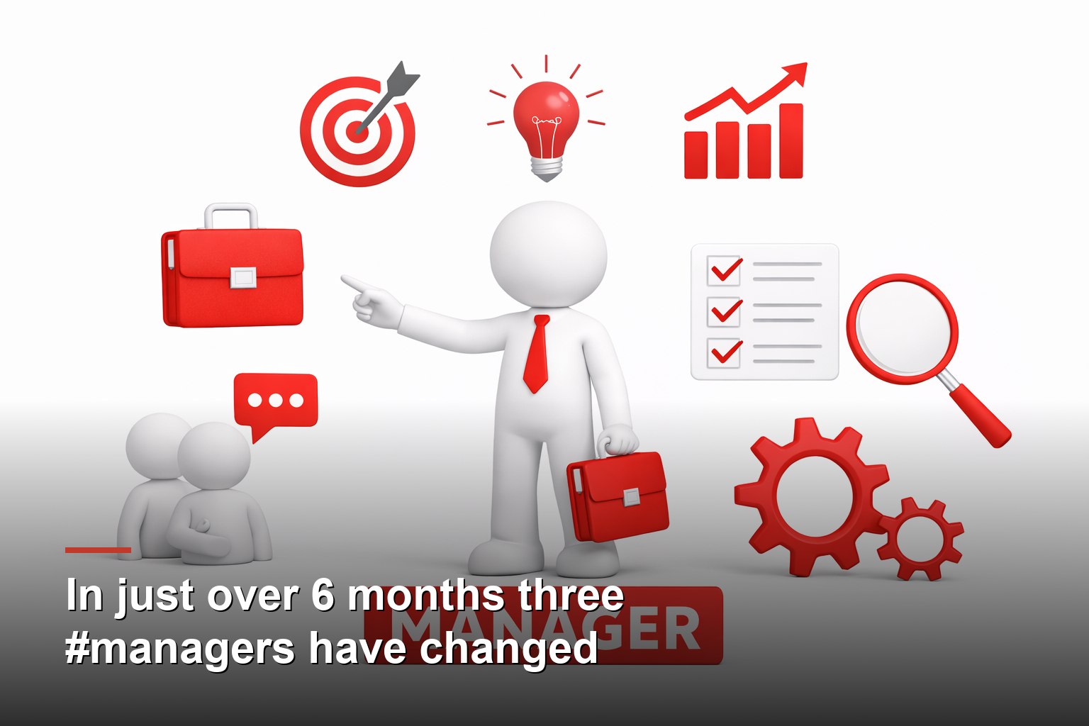 In just over 6 months three #managers have changed