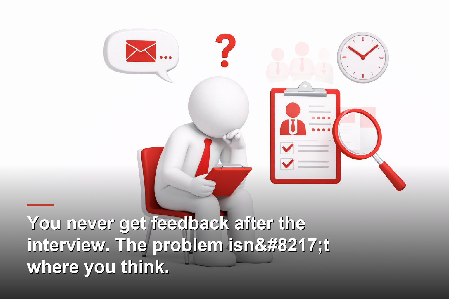 You never get feedback after the interview. The problem isn’t where you think.