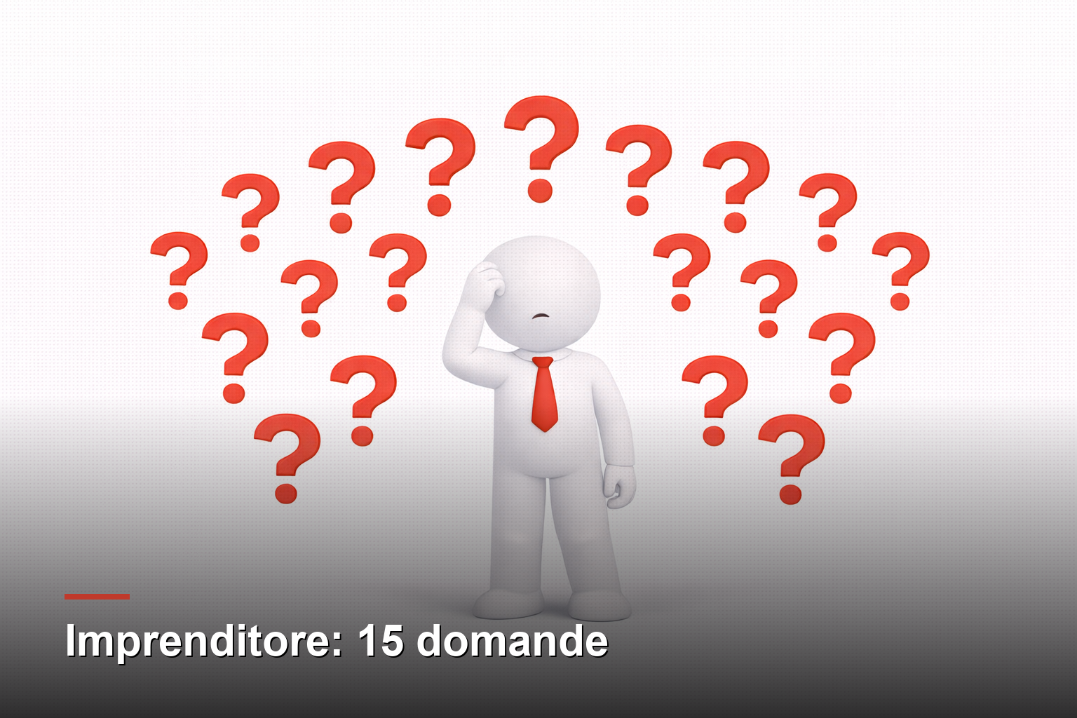 Imprenditore: 15 domande