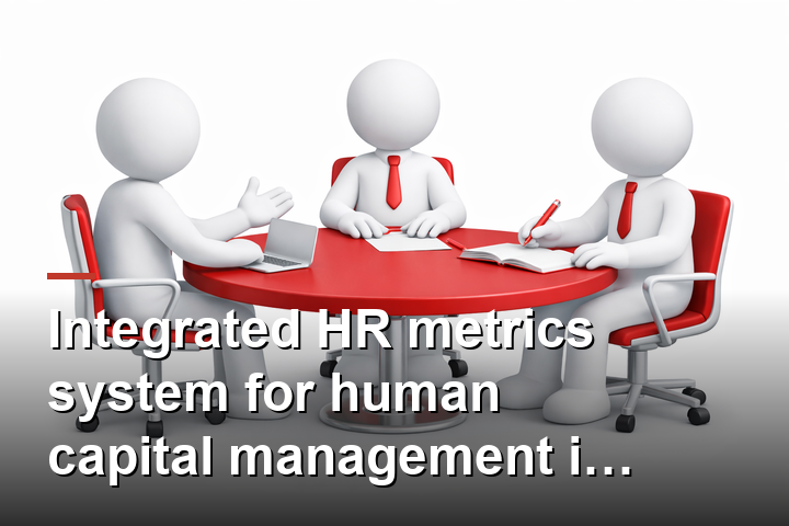 Integrated HR metrics system for human capital management in the 2026–2027 period